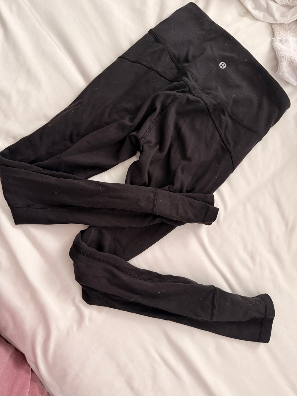 lululemon athletica Black Women's High-Rise Leggings with Logo